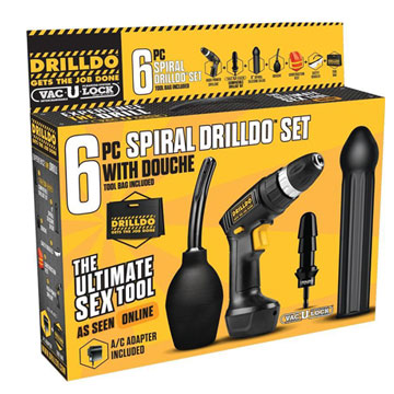 A Dildo Attached To A Drill